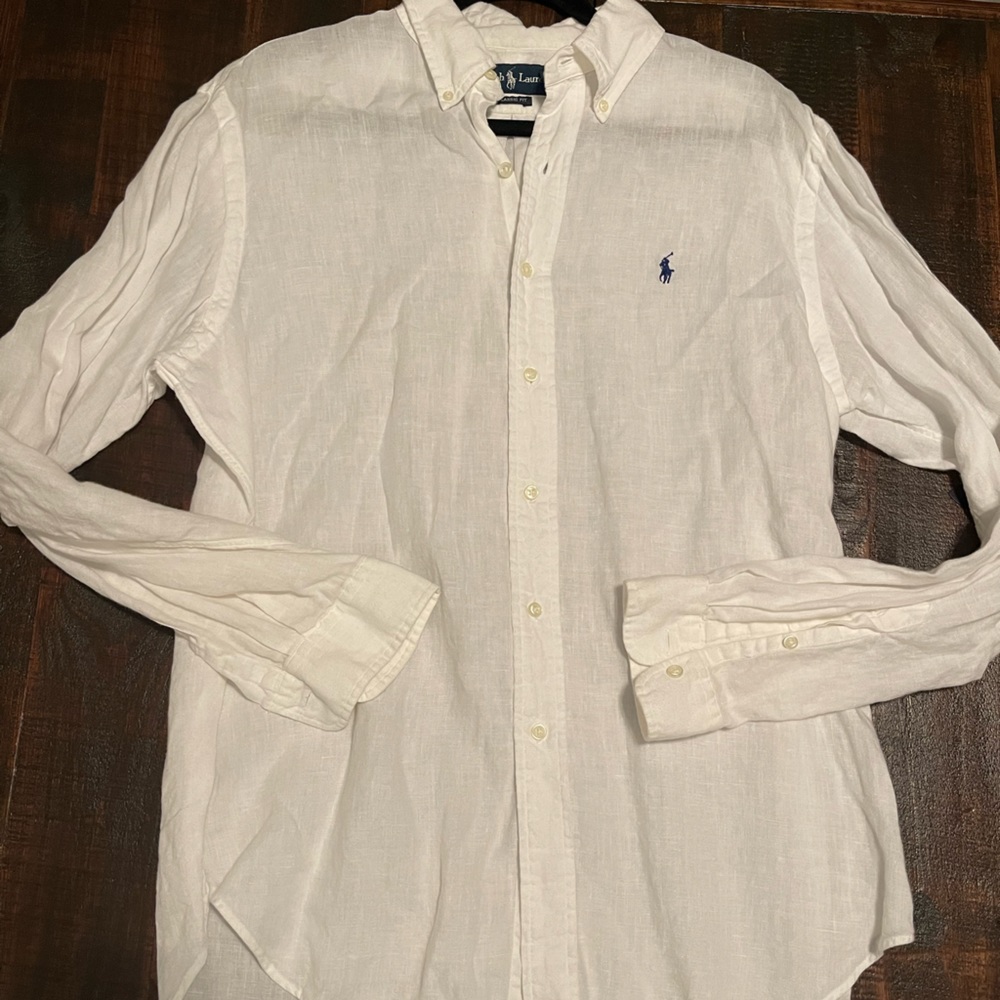 Polo by Ralph Lauren Oxford—Large—LIKE NEW—100% Linen